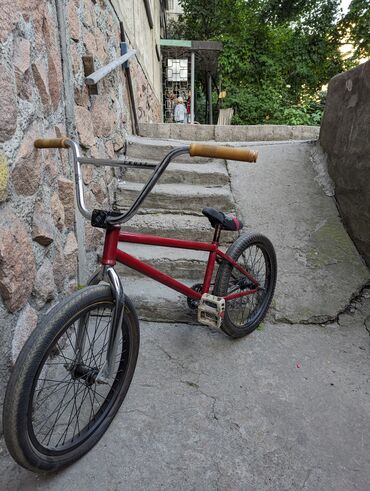 трехколесный велосипед с резиновыми колесами: Bmx велосипед Руль WTP Рулевая cinema Грипсы merrit Вилка Sunday