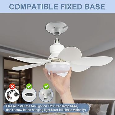 tavan sərinkeş: Patrona bağlanan Pultlu Tavan sərinkeşi + LED Lampa (40W) 52sm . ❄️ — 7