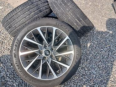 Колеса в сборе: Hyundai orijinal yüngül lehimli disklər ideal vəziyyətdə r-18 — 4
