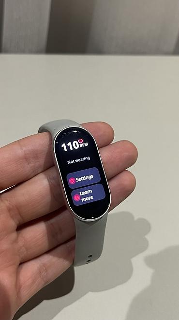su traplari: İşlənmiş, Smart qolbaq, Xiaomi, Bildirişlər, rəng - Boz — 1