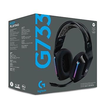 Аудиотехника: Logitech G733 LightSpeed (Черный белый синий серый) Коротко о товаре — 3