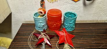 Yeni il oyuncaqları və bəzəkləri: Елочные игрушки стеклянные ссср и гдр маленкие по 2аз круглые по 3аз — 22