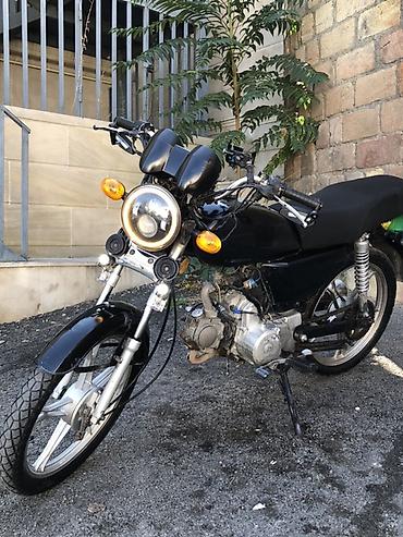 Moped tipli benzinli motosiklet – tünd qara rəng Texniki