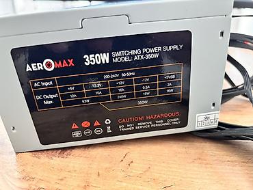 mic mini: Блок питания для ПК AEROMAX ATX-350W Характеристики: - Тип: ATX — 4
