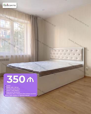 Açılan-bazalı çarpayı - Ölçülər: 160 × 200 sm - Mexanizm: Açılan