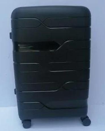 Putni koferi i torbe: Tvrdi kofer za putovanja – crni, veliki format - Materijal: čvrsta — 15