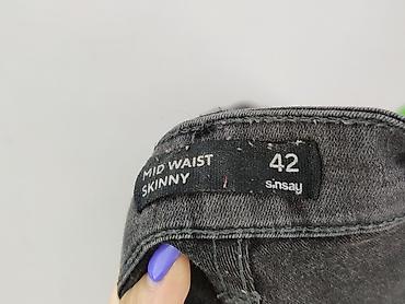 dżins tekst: Sinsay, Jeansy damskie, rozmiar XL — 4