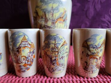 Čaše: Servis nov FS za zestoko pice iz 40 do 60ih. godina. Servis — 7