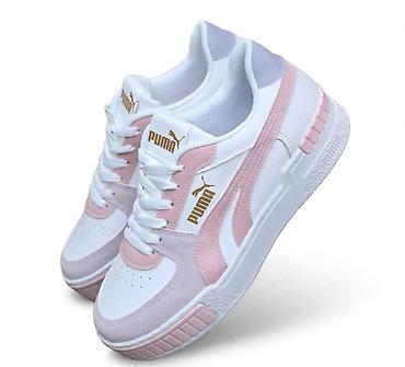 Puma lifestyle patike – bele sa nežno roze detaljima i zlatnim Puma