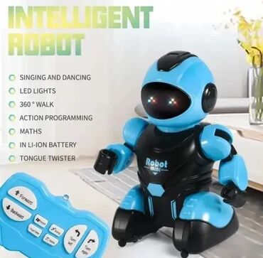 samonamotavajuca glava za trimer: Mini robot crveni na daljinski sa punjenjem Mini robot crveni na