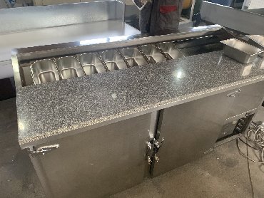 Другое оборудование для фастфудов: Стол для пиццы с мрамором — 2