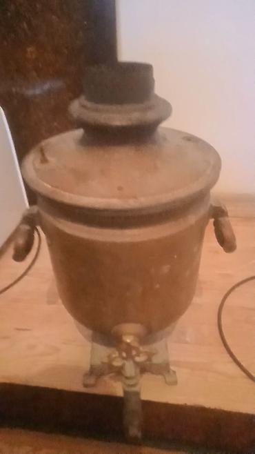 mis samovar: Məhsul: Mis samovar, kömür/odunla işləyən klassik model — 3