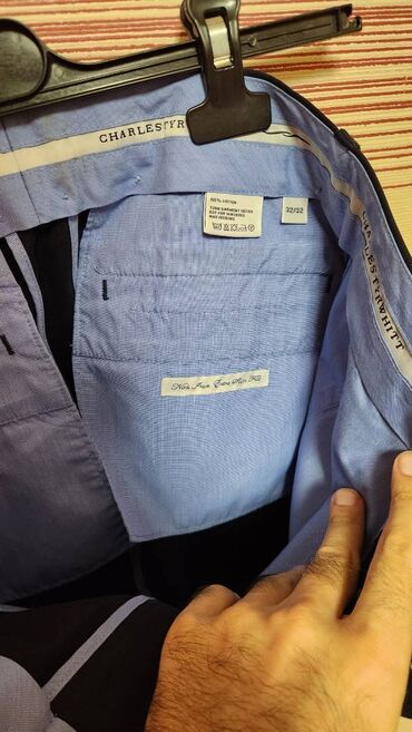 Digər: Charles Tyrwhitt brendinin orijinal şalvarı. 32x32 ölçü. Extra Slim — 11