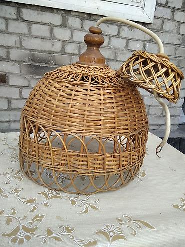 напольная: Плетёный абажур СССР — 1