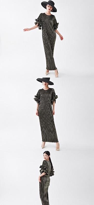 mona miss: Повседневное платье, Лето, Длинная модель, Полиэстер, Прямое, Стандарт — 1
