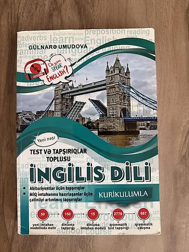 Testlər: Məhsul: “İngilis dili – Test və Tapşırıqlar Toplusu (Kurikulumla)” — 1