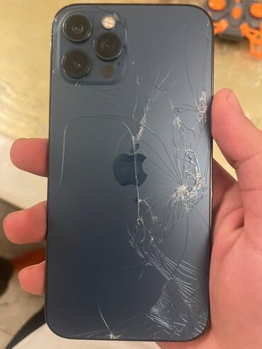 Apple iPhone: IPhone 12 Pro, Б/у, 256 ГБ, Синий, 79 %
