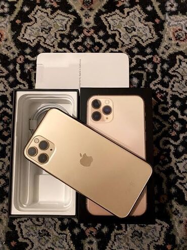 ipad 11: IPhone 11 Pro, Qızılı, Face ID