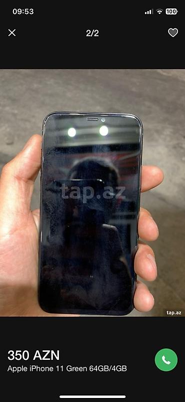 iphone 11 qiyməti: IPhone 11, 64 GB, Yaşıl — 1