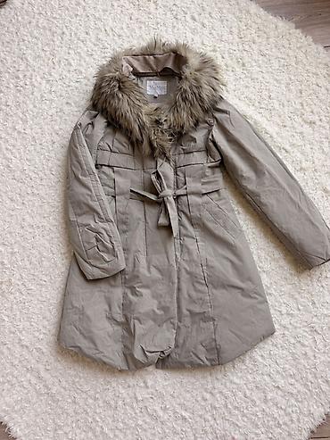 Айымдардын кийими: Пуховая парка Max Mara в отличном состоянии. Размер: S (42-44) - — 1