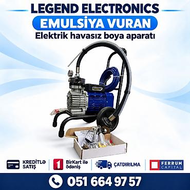 Elan başlığı: Elektrik havasız boya aparatı / emulsiya vuran Elan lalafo.az -da Elan başlığı: Elektrik havasız boya aparatı / emulsiya vuran Elan