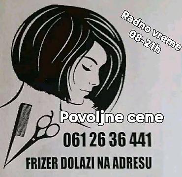 moderan web sajt: Usluga: Frizer dolazi na adresu - Mobilni frizerski servis sa — 1