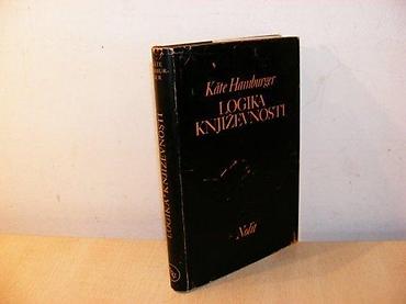 horizontalno: Logika književnosti - Kate Hamburger Biblioteka Književnost i — 1