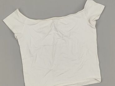 biala sukienka ażurowa: Koszulka, H&M, 13 lat, 158-164 cm, stan - Idealny
