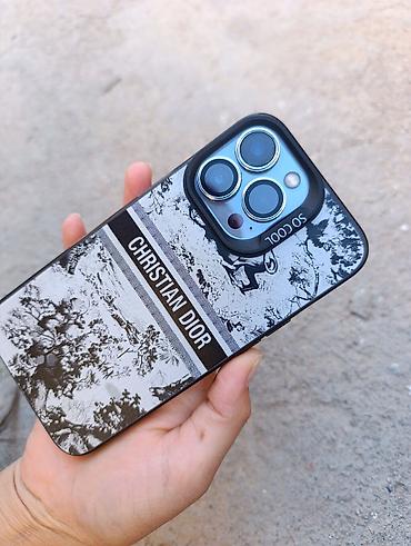 сумки бишкек: IPhone 13 Pro, Б/у, 128 ГБ, Голубой, Защитное стекло, 70 % — 1