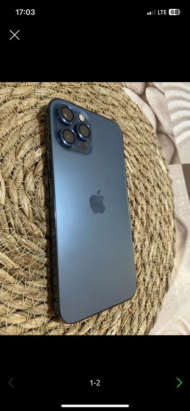 компютер комплект: IPhone 12 Pro, Колдонулган, 128 ГБ, Каптама, 77 %