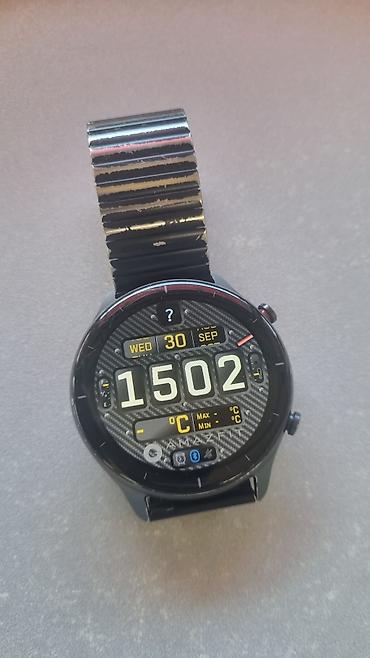 Smart saatlar: İşlənmiş, Smart saat, Amazfit, Sensor ekran, rəng - Qara — 1