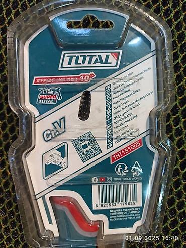 токалка ком: Зажимные клещи TOTAL Straight Jaw Plier 10" - Тип: зажимные клещи с — 3