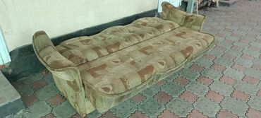 мебель ротанга: Диван-кровать, цвет - Коричневый, Б/у