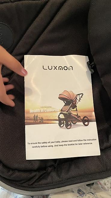 luxmom: Коляска, цвет - Черный, Б/у, Самовывоз — 4