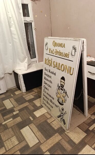 Reklam lövhələri: Bərbər Reklamdır Səliqəli saxlanılıb 2 ay istifadə edilib salon lalafo.az -da Reklam lövhələri: Bərbər Reklamdır Səliqəli saxlanılıb 2 ay istifadə edilib salon