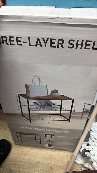 Трёхъярусная полка-столик (Three-Layer Shelf) - Компактные габариты