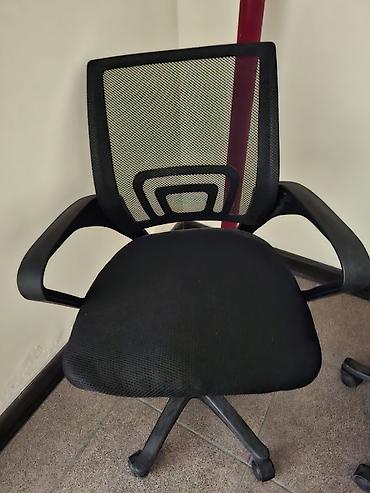komputer setup: Yeni, Təkərli, Qolları tənzimlənmir, Parça — 4