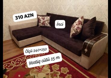 delloro mebel 990 azn: Künc divan, Qonaq otağı üçün, Parça, Bazalı, Açılan, Kitab
