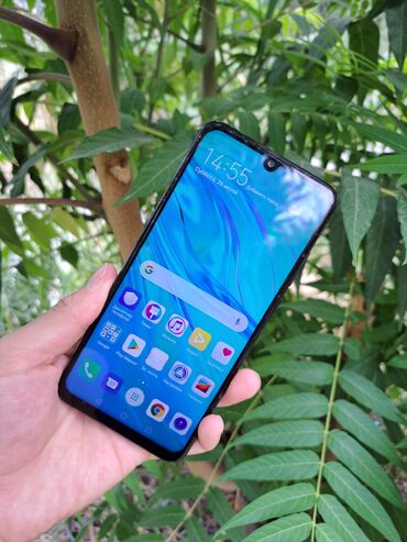хонор 8s: Huawei P Smart 2019, Б/у, 64 ГБ, цвет - Черный, 1 SIM, 2 SIM