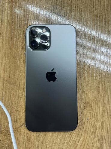 Apple iPhone: IPhone 12 Pro Max, 128 ГБ, Space Gray, Защитное стекло, Чехол, 85 %