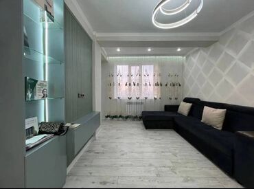 сдается 2 комнатная квартира в джале: 2 комнаты, 58 м², Элитка, 10 этаж, Дизайнерский ремонт