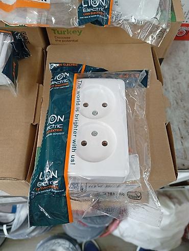 double: Розетка, Lion Electric, Встроенные, 2 гнезда — 1