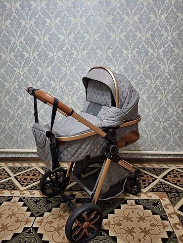 прогулочные коляски happy baby: Коляска, цвет - Серебристый, Б/у, Самовывоз — 2