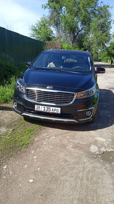 афто рынак: KIA Carnival (минивэн), черный цвет кузова. Основные особенности: -