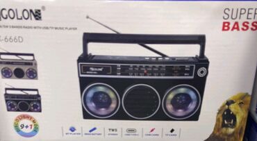 Zvučnici i stereo sistemi: Retro Radio prenosivi BT zvucnik sa LED svetlom Retro Radio Prenosivi — 5