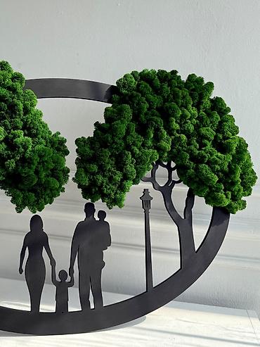 Декоративные цветы: Деревья-бонсай из натурального стабилизированного мха🌳 -это — 103