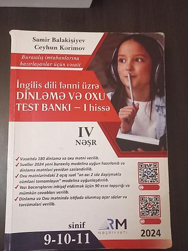 Testlər: Məhsul: “İngilis dili fənni üzrə Dinləmə və Oxu Test Bankı – I hissə” — 1