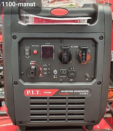 razetka: P.I.T. PGE4500-G invertor generator - Giriş/çıxış: AC 230V (2 ədəd — 1