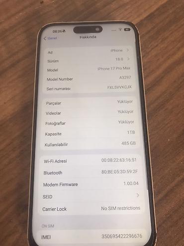 iphone 16 pro max 1tb: IPhone 17 Pro Max, 1 TB, Qızılı, Face ID — 4