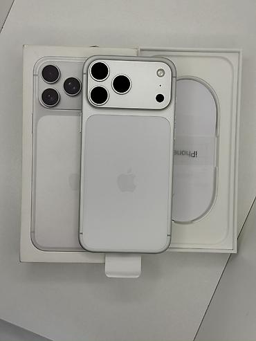 IPhone 17 Pro Max, Б/у, 512 ГБ, Серебристый, Коробка, 100 %